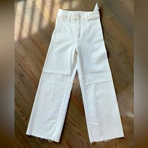 Flare, white jeans- Zara never been used size 26